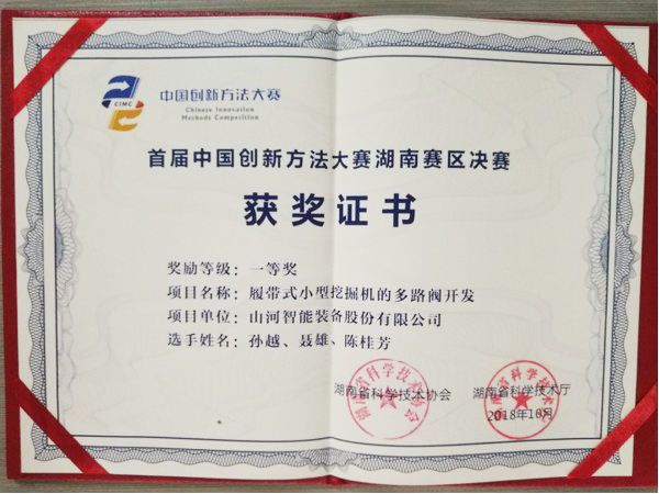 捷报︱中国创新方法大赛湖南赛区beat365官网获一等奖