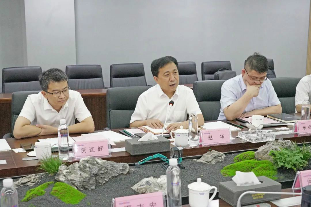 中铁装备赵华总经理莅临beat365官网交流