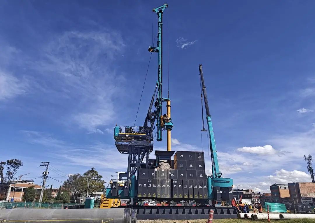 展现“中国制造”硬实力！beat365官网PDP工法钻机助建波哥大地铁项目